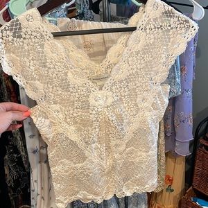 Sheer banana republic top